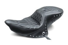 Load image into Gallery viewer, Mustang 14-21 Indian Chieftain, Chief, Dark Horse, Roadmaster, Spfld Touring 1PC Seat - Black - Side View