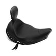 Load image into Gallery viewer, Mustang 14-21 Indian Chieftain,Chief Cl,Dark Horse,Spfld,Vint Standard Solo Seat w/Studs - Black - Side View