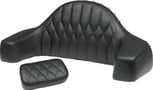 Load image into Gallery viewer, Mustang 14-21 Indian Chieftain,Chief,Dk Horse,Rdmaster,Vintage Passenger Backrest w/Stitch - Black - Main Product View