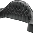 Load image into Gallery viewer, Mustang 14-21 Indian Chieftain,Chief,Dk Horse,Roadmaster,Vint Pass Backrest w/Diam Stitch - Black - Main Product View