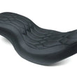 Load image into Gallery viewer, Mustang 14-21 Indian Chieftain,Chief,Roadmaster,Vt Wide Tripper 1PC Seat w/Diamond Stitch - Black - Side View