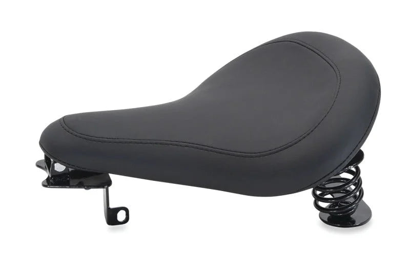 Mustang 14-21 Yamaha Bolt Spring Solo Seat - Black - Side View