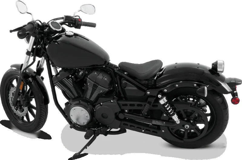 Mustang 14-21 Yamaha Bolt Spring Solo Seat - Black - Installation View