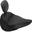 Load image into Gallery viewer, Mustang 14-21 Yamaha Bolt Standard Touring Solo Seat w/ Driver Backrest - Black - Side View