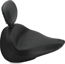 Load image into Gallery viewer, Mustang 14-21 Yamaha Bolt Standard Touring Solo Seat w/ Driver Backrest - Black - Side View
