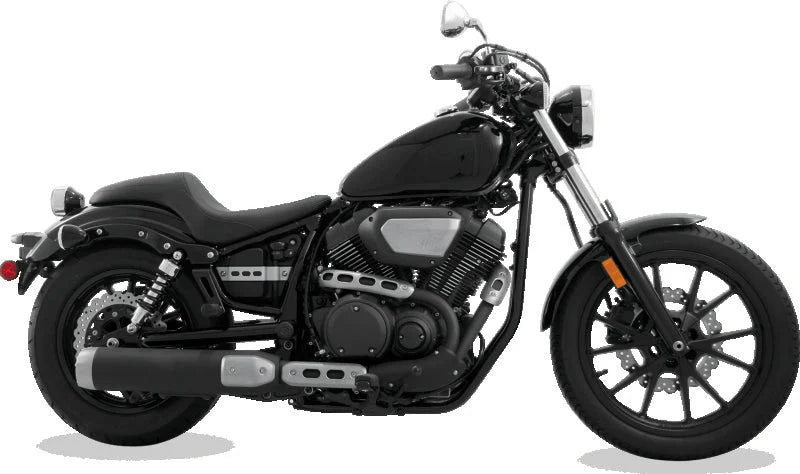 Mustang 14-21 Yamaha Bolt Tripper Fastback 1PC Seat - Black - Detail View