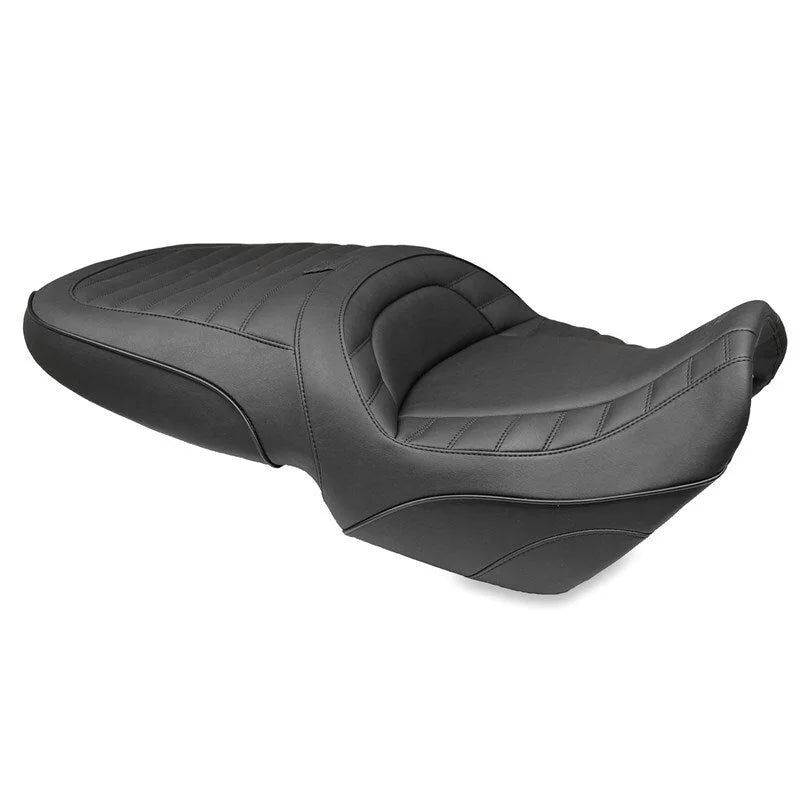 Mustang 15-21 Can-Am Spyder F3 Standard Touring 1PC Seat - Black - Side View