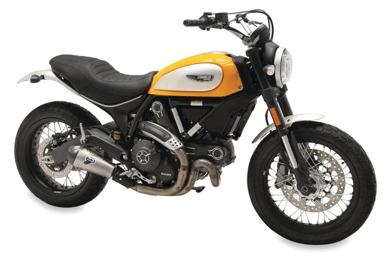 Mustang 15-21 Ducati Scrambler 800 Tripper Fastback 1PC Seat - Black - Side View