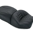 Load image into Gallery viewer, Mustang 15-21 Harley Freewheeler Standard Touring Deluxe 1PC Seat - Black - Main Product View