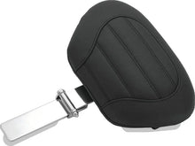 Load image into Gallery viewer, Mustang 15-21 Harley Freewheeler Standard Touring Deluxe Driver Backrest - Black - Main Product View