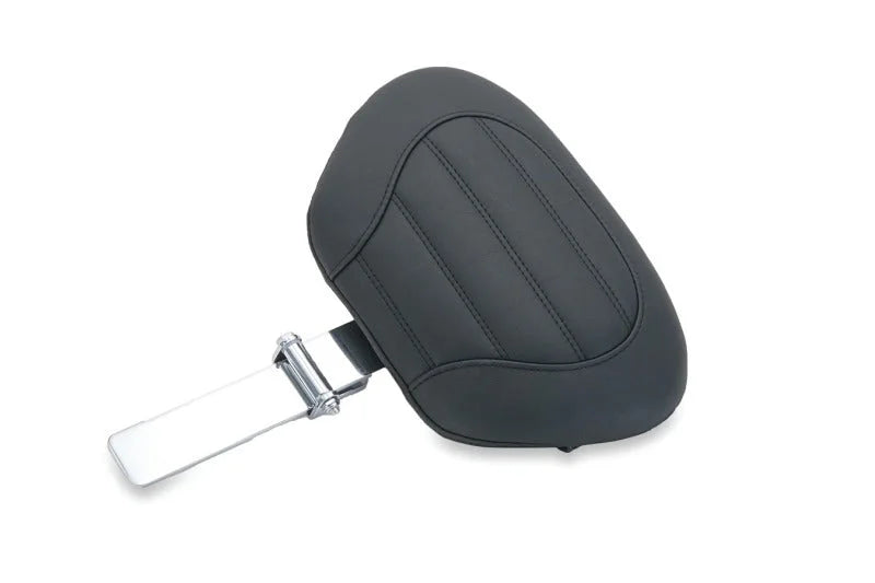 Mustang 15-21 Harley Freewheeler Standard Touring Deluxe Driver Backrest - Black - Side View
