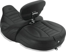 Load image into Gallery viewer, Mustang 15-21 Harley Freewheeler Std Touring Deluxe 1PC Seat w/Driver and Passenger Backrest - Black - Additional View 5