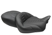 Load image into Gallery viewer, Mustang 15-21 Harley Freewheeler Super Touring Deluxe 1PC Seat - Black - Main Product View