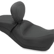 Load image into Gallery viewer, Mustang 15-21 Harley Street Standard Touring 1PC Seat w/Driver Backrest - Black - Main Product View