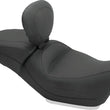 Load image into Gallery viewer, Mustang 15-21 Harley Street Standard Touring 1PC Seat w/Driver Backrest - Black - Side View