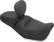 Load image into Gallery viewer, Mustang 15-21 Harley Street Standard Touring 1PC Seat w/Driver Backrest - Black - Side View