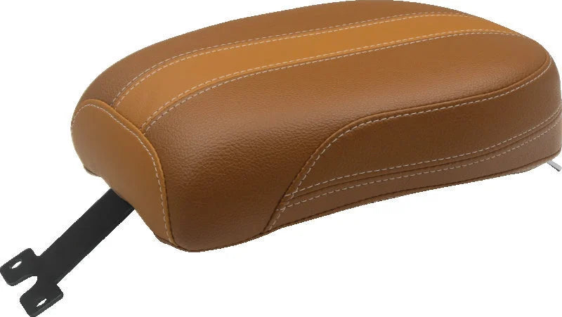 Mustang 15-21 Indian Scout Standard Touring Passenger Seat - Brown - Side View