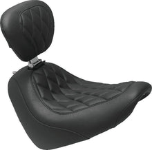 Load image into Gallery viewer, Mustang 15-21 Indian Scout Standard Touring Passenger Seat w/Studs - Brown - Side View