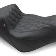 Load image into Gallery viewer, Mustang 15-23 Kawasaki Vulcan S Solo Seat Diamond Stitch - Black - Main Product View