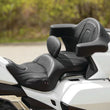 Load image into Gallery viewer, Mustang 18-19 Honda Gold Wing GL1800 Standard Touring 1PC Seat w/ Driver Backrest - Black - Back View