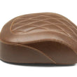 Load image into Gallery viewer, Mustang 18-21 Harley Breakout Wide Tripper Passenger Seat Diamond Stitch - Brown - Side View