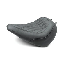 Load image into Gallery viewer, Mustang 18-21 Harley Breakout Wide Tripper Solo Seat Diamond Stitch - Black - Side View