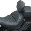 Load image into Gallery viewer, Mustang 18-21 Harley Fat Bob Standard Touring Recessed Passenger Seat - Black - Side View