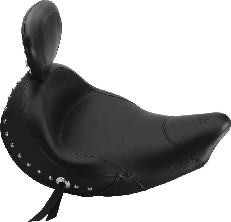 Mustang 18-21 Harley Fat Bob Tripper Fastback 1PC Seat - Black - Main Product View
