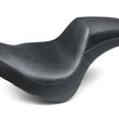 Load image into Gallery viewer, Mustang 18-21 Harley Fat Bob Tripper Fastback 1PC Seat - Black - Detail View