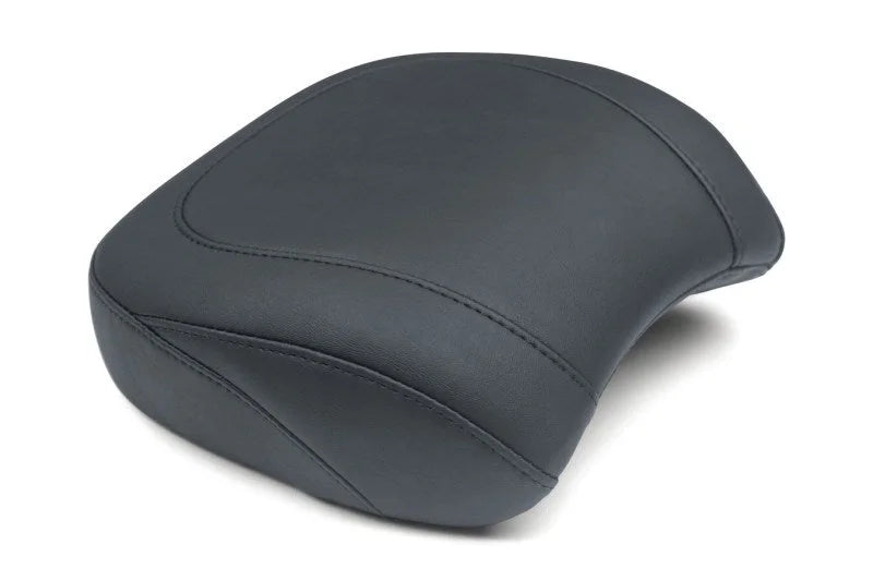 Mustang 18-21 Harley Fat Bob Wide Tripper Passenger Seat - Black - Side View