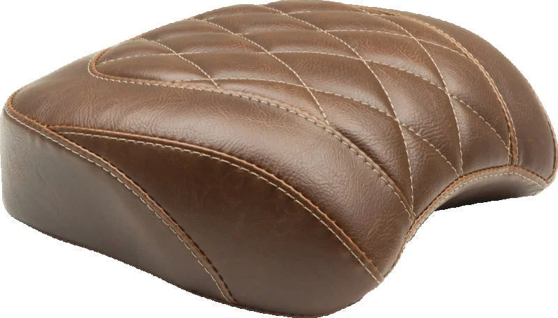 Mustang 18-21 Harley Fat Bob Wide Tripper Passenger Seat - Brown - Main Product View