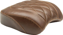 Load image into Gallery viewer, Mustang 18-21 Harley Fat Bob Wide Tripper Passenger Seat - Brown - Main Product View