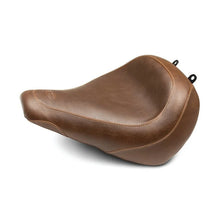 Load image into Gallery viewer, Mustang 18-21 Harley Fat Boy Wide Tripper Solo Seat - Brown - Side View