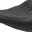 Load image into Gallery viewer, Mustang 18-21 Harley Fat Boy Wide Tripper Solo Seat Diamond Stitch - Black - Main Product View