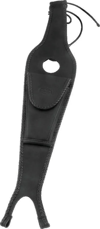 Mustang 18-21 Harley Fat Boy Wide Tripper Solo Seat w/Driver Backrest Diamond Stitch - Brown - Side View