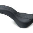 Load image into Gallery viewer, Mustang 18-21 Harley Heritage Classic &amp; Deluxe DayTripper 1PC Seat Apex - Black - Side View
