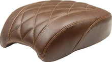 Load image into Gallery viewer, Mustang 18-21 Harley Heritage Classic, Deluxe Wide Tripper Passenger Seat Diamond Stitch - Brown - Main Product View