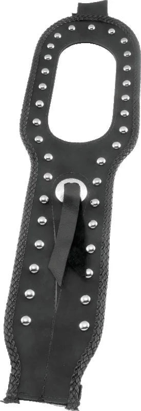 Mustang 18-21 Harley Heritage Classic, Deluxe Wide Tripper Solo Seat w/Driver Backrest - Black - Side View