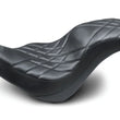 Load image into Gallery viewer, Mustang 18-21 Harley Low Rider &amp; Sport Glide DayTripper 1PC Seat Prism - Black - Side View