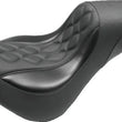 Load image into Gallery viewer, Mustang 18-21 Harley Low Rider &amp; Sport Glide Standard Touring Passenger Seat Dagger - Black - Side View