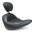 Load image into Gallery viewer, Mustang 18-21 Harley Low Rider, Sport Glide Standard Touring Solo Seat w/Driver Backrest - Black
