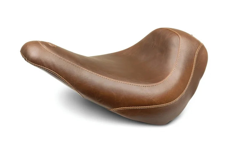 Mustang 18-21 Harley Low Rider, Sport Glide Wide Tripper Solo Seat - Brown - Main Product View