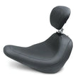 Load image into Gallery viewer, Mustang 18-21 Harley Low Rider, Sport Glide Wide Tripper Solo Seat w/ Driver Backrest - Black - Main Product View