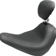 Load image into Gallery viewer, Mustang 18-21 Harley Low Rider, Sport Glide Wide Tripper Solo Seat w/ Driver Backrest - Black - Side View