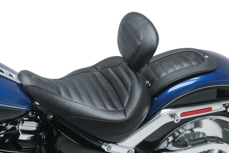 Mustang 18-21 Harley Softail Breakout, Fatboy Fender Bib - Black - Side View
