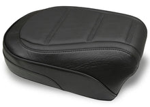 Load image into Gallery viewer, Mustang 18-21 Harley Softail Slim Standard Touring Passenger Seat - Black - Side View