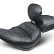 Load image into Gallery viewer, Mustang 18-21 Harley Softail Slim Standard Touring Recessed Passenger Seat - Black - Main Product View