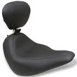 Load image into Gallery viewer, Mustang 18-21 Harley Softail Slim Wide Tripper Solo Seat w/Driver Backrest - Black - Side View