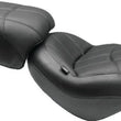 Load image into Gallery viewer, Mustang 18-21 Harley Street Bob Standard Touring Passenger Seat Cube - Black - Main Product View