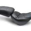 Load image into Gallery viewer, Mustang 18-21 Harley Street Bob Standard Touring Passenger Seat Cube - Black - Side View
